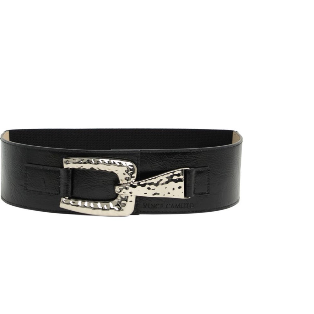Vince Camuto Hammered Buckle Belt